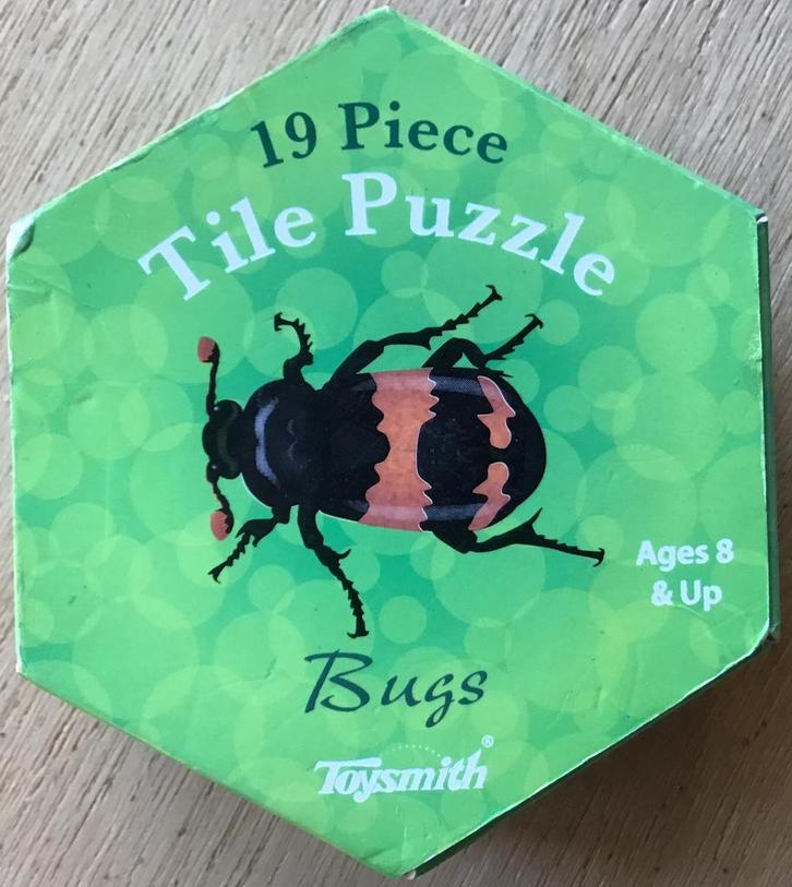 Bugs 19 Piece Tile Puzzle / breinbreker - va. 8 jaar - ZGAN, Hobby en Vrije tijd, Denksport en Puzzels, Zo goed als nieuw, Overige typen