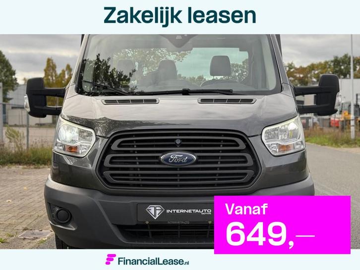 Ford Transit BREDE TIJHOF OPBOUW, 122DKM, VOL OPTIES!, Auto's, Bestelauto's, Bedrijf, Lease, Financial lease, Achteruitrijcamera