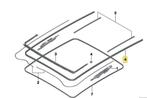 Panorama schuifdak pakking BMW X3 / X5 / X7 serie G01 F97 G0, Auto-onderdelen, -, -, Nieuw, Ophalen of Verzenden