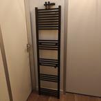 Zwarte badkamer radiator nieuw, Doe-het-zelf en Verbouw, Verwarming en Radiatoren, Ophalen, Radiator, Nieuw, Minder dan 60 cm