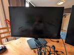 Twee 27 inch monitoren, Gebruikt, IPS, In hoogte verstelbaar, DisplayPort
