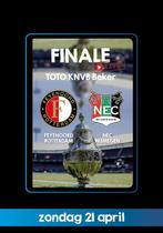 2 Kaartjes Bekerfinale Feyenoord - NEC, Tickets en Kaartjes, Sport | Voetbal, April, Twee personen