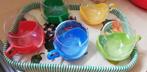 Vintage theeglazen uit de 60/70 er jaren., Huis en Inrichting, Keuken | Servies, Glas of Glazen, Gebruikt, Ophalen of Verzenden