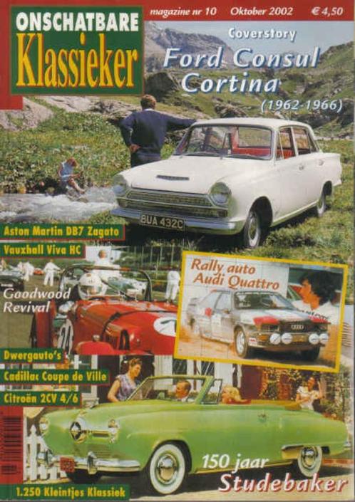 OK 10 2002 : Ford Cortina - Audi Quattro Coupe - Citroen 2CV, Boeken, Auto's | Folders en Tijdschriften, Gelezen, Algemeen, Ophalen of Verzenden
