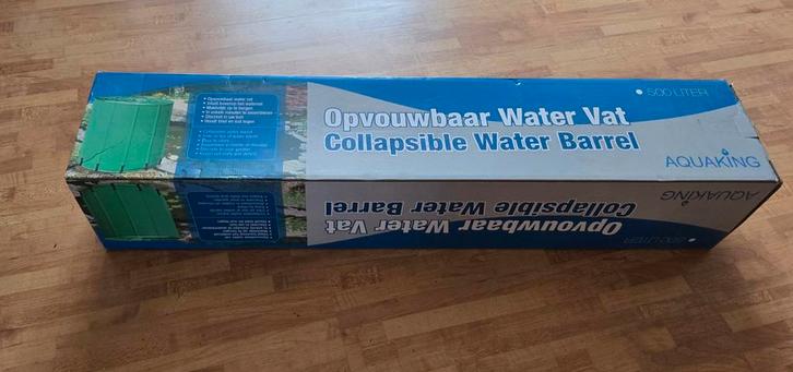 Aquaking 500 liter opvouwbaar water/quarantaine vat, Tuin en Terras, Vijver-toebehoren, Zo goed als nieuw, Overige typen, Ophalen of Verzenden