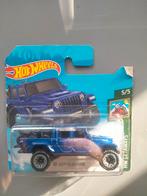 Hotwheels Jeep Gladiator blauw, Ophalen of Verzenden, Auto