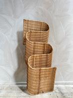 Vintage rotan tijdschriftenrek wave wandrek design, Ophalen of Verzenden, -, -, -