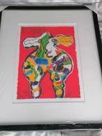 T.K. nieuwe zeefdruk "KOE" "COW" van Peter Diem, Antiek en Kunst, Ophalen