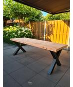 Douglas Tuintafel 250cm met X-poten, Ophalen, Nieuw, Rechthoekig, Hout