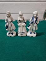 -	Beelden mensen blauw wit, 2x, Ophalen of Verzenden