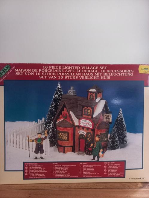 Lemax Brownell carrriage & wagon dealer compleet 1999, Diversen, Kerst, Zo goed als nieuw, Ophalen of Verzenden