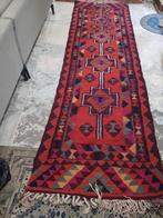 Antiek handgeweven oosterskelim loper 100x310cm 100% wool, 200 cm of meer, Ophalen of Verzenden, Zo goed als nieuw, Kelim loper