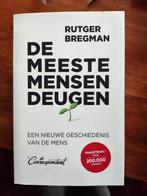 Rutger Bregman - De meeste mensen deugen, Boeken, Overige Boeken, Ophalen of Verzenden, Zo goed als nieuw, Rutger Bregman