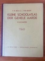 Kleine Schoolatlas der gehele aarde (1952), Boeken, Gelezen, Bosatlas, Ophalen of Verzenden, 1800 tot 2000
