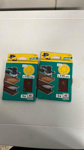 Wolfcraft Schuurschijf 115MM 10Stuks beschikbaar voor biedingen