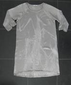Transfer licht grijze jurk, mooie details, rayon viscose, 40, Kleding | Dames, Jurken, Maat 38/40 (M), Ophalen of Verzenden, Zo goed als nieuw