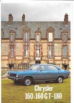 CHRYSLER 160 / 180, Ophalen of Verzenden, Zo goed als nieuw, Overige merken