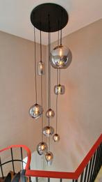 Eric Kuster Hanglamp Rookglas, Huis en Inrichting, Lampen | Hanglampen, Ophalen, Zo goed als nieuw, Glas, Eric Kuster, Art Deco