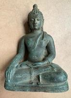 Mooi oud Boeddhabeeldje, brons, ruim 10 cm, Ophalen of Verzenden