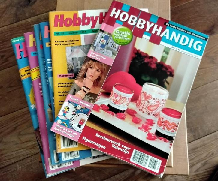 6x Hobbytijdschriften - hobby handig - winterperiode, Boeken, Hobby en Vrije tijd, Gelezen, Overige onderwerpen, Ophalen of Verzenden