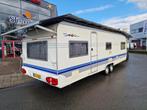 Hobby Prestige 720 UML 720 enkele bedden, Caravans en Kamperen, Caravans, Hobby, 7 tot 8 meter, Treinzit, Tot en met 5