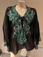 Diamond for eden blouse onesize met kralen, Kleding | Dames, Blouses en Tunieken, Maat 38/40 (M), Zwart, Diamond for eden, Ophalen of Verzenden