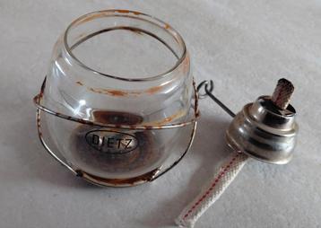 Dietz olielamp glas en houder - stormlamp parts/onderdelen beschikbaar voor biedingen