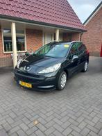Peugeot 207 1.4 SW 2008 Zwart, Auto's, Voorwielaandrijving, 1360 cc, Zwart, 4 cilinders