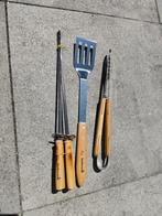 Barbecue gereedschap set, spatel, tang en spiezen, Ophalen, Gebruikt, Barbecook