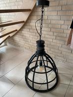 Industriële hanglamp zwart metaal, Huis en Inrichting, Lampen | Hanglampen, Ophalen, Zo goed als nieuw, Metaal, 75 cm of meer