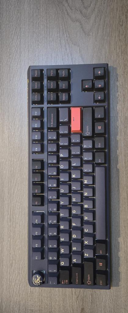 Ducky One 3 Cosmic TKL | Hot swappable | RGB, Computers en Software, Toetsenborden, Zo goed als nieuw, Qwerty, Bedraad, Gaming toetsenbord