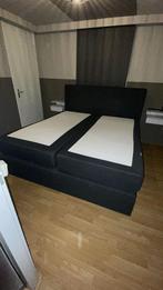 Te koop boxspring 180x200 zonder top matras, Gebruikt, Normaal, Grijs, Tweepersoons
