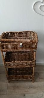 Leuk Rieten Kastje met 3 Lagen, Ophalen of Verzenden, Gebruikt