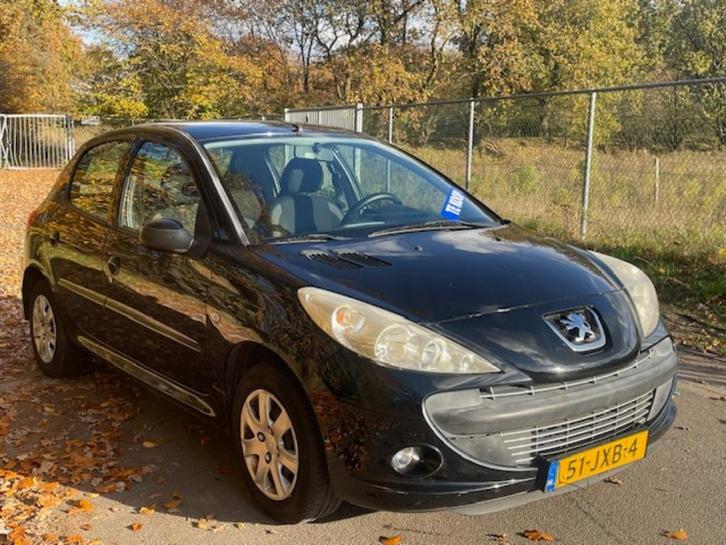 Peugeot 206+ 1.4 5D 2009 Zwart AIRCO Nieuwe APK !!!!!!!!!!, Auto's, Peugeot, Particulier, 206+, ABS, Airbags, Airconditioning