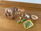 Schleich Babydieren Verzorgingsset 42432, Ophalen of Verzenden, Zo goed als nieuw, Overige typen
