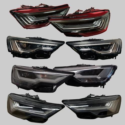 AUDI A6 C8, GEBRUIKTE ORIGINELE XENON LED KOPLAMPEN, Auto-onderdelen, Verlichting, Audi, Gebruikt, Ophalen of Verzenden