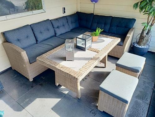 Wicker Lounge Dining set Intratuin, Tuin en Terras, Tuinsets en Loungesets, Zo goed als nieuw, Wicker, Ophalen