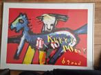 Herman Brood special print EXPO poster in alum.lijst., Ophalen