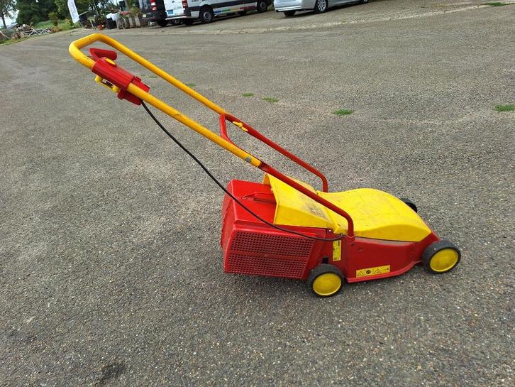 Wolf Garten grasmaaier, Tuin en Terras, Grasmaaiers, Zo goed als nieuw, Elektrische grasmaaier, 30 t/m 39 cm, Cirkelmaaier, Opvangbak