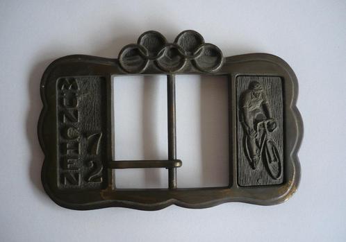 Zeldzaam, riem gesp, olympische spelen Munchen 1972., Antiek en Kunst, Antiek | Koper en Brons, Brons, Ophalen of Verzenden