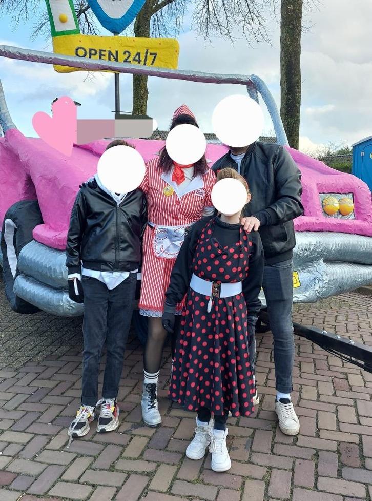 Carnaval - Rock and Roll - Grease - groep, Kleding | Dames, Carnavalskleding en Feestkleding, Nieuw, Kleding, Carnaval, Maat 38/40 (M)