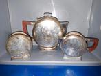 ART DECO ( verzilverd ) koffie / thee servies, Ophalen of Verzenden