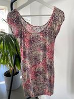 T-shirt print roze H&M, Kleding | Dames, Tops, H&M, Ophalen of Verzenden, Zo goed als nieuw, Korte mouw