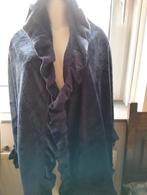 VAN 65,95 VOOR 46,95 OPTIDEE SUPERZACHTE KASJMIER OMSLAGDOEK, Blauw, Maat 46/48 (XL) of groter, Nieuw, Ophalen of Verzenden