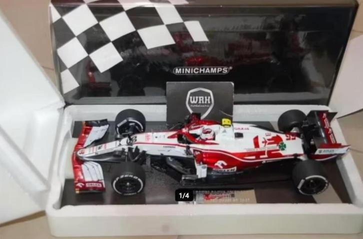 SALE 1:18 ALFA ROMEO C41 F1 GIOVINAZZI Minichamps in box WRH, Hobby en Vrije tijd, Modelauto's | 1:18, Zo goed als nieuw, Auto