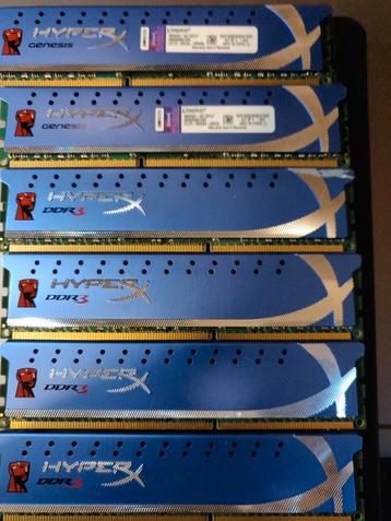 Kingston hyper-x DDR 3 4GB per set van 8GB beschikbaar voor biedingen