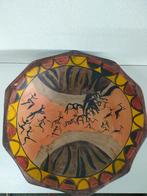 Afrikaanse (Fruit)schaal (Outlet de Overkant), Huis en Inrichting, Woonaccessoires | Schalen en Manden, Gebruikt, Schaal, Rond