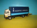 Bakwagen Kuhne & Nagel  MAN met laadklep  Herpa, Ophalen of Verzenden, Zo goed als nieuw, Bus of Vrachtwagen, Herpa