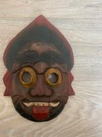 Houten masker, wanddecoratie, Thailand, Huis en Inrichting, Ophalen
