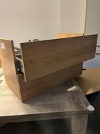 NIEUW Wastafelonderkast 80cm Riviera Eiche Quer NB greeploos, Ophalen, Nieuw, 50 tot 100 cm, Minder dan 100 cm